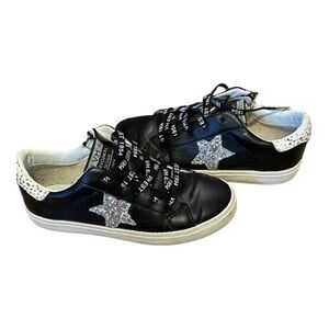 Vintage Havana Kids Black Sneakers with Silver Star ❤️❤️BUNDLE preferred ❤️❤️
